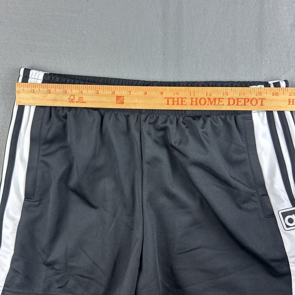 Adidas Originals Adibreak Trefoil Shorts Black White Womens Sz L (IU2518) - Picture 4 of 9